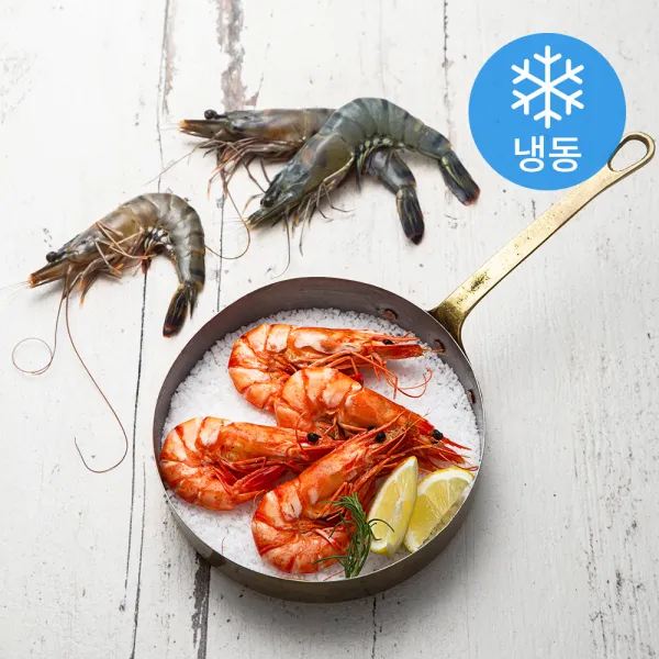 프라이드 블랙타이거새우 LIVE Frozen (냉동), 1.3kg(25미), 1개