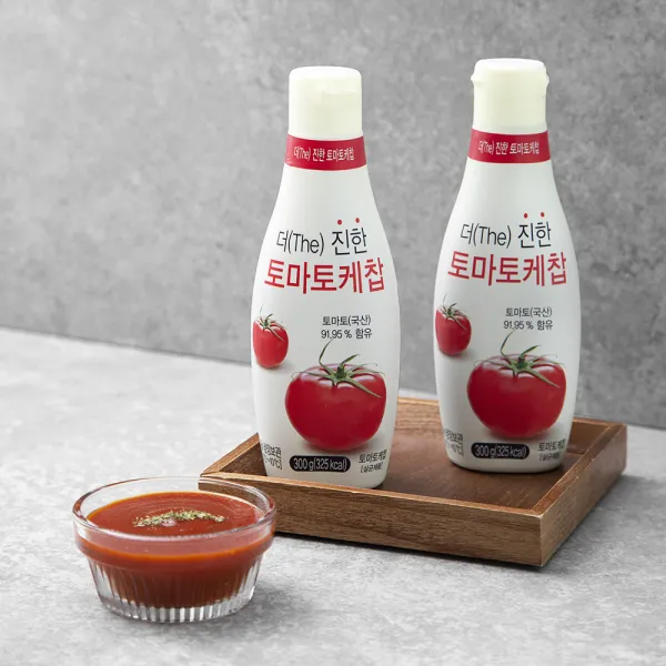 사랑과정성 더 진한 토마토케찹 300g 2개