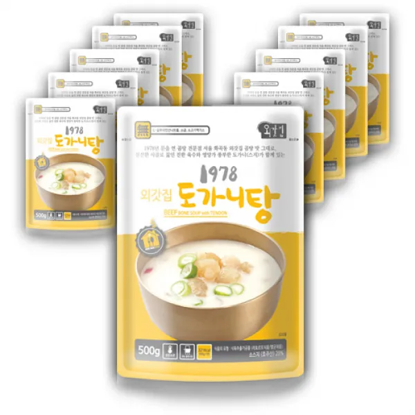 1978 외갓집 도가니탕, 500g, 10개입