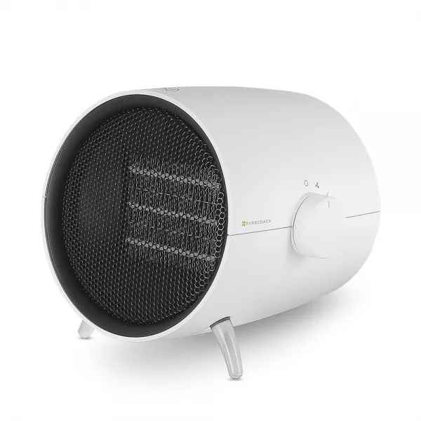 퓨어코치 Ptc 세라믹 전기 미니온풍기 Ch1000w 화이트