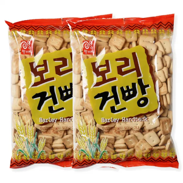 참브랜드 보리건빵, 500g, 2개