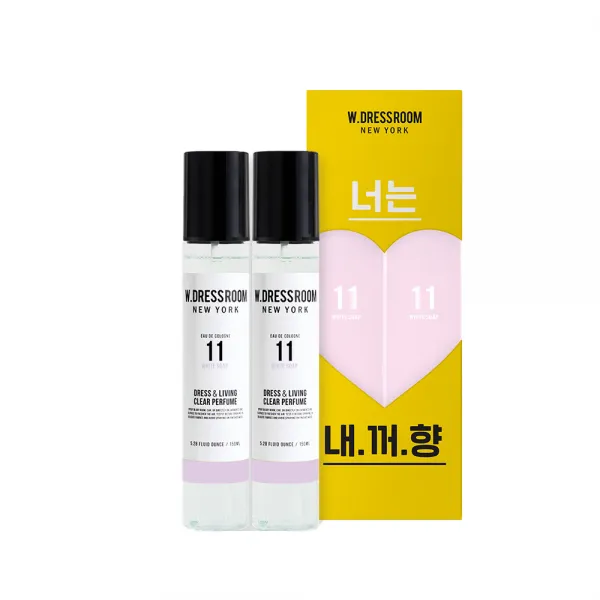 더블유드레스룸 너는내꺼향 드레스퍼퓸 S2 150ml, No 11 화이트 솝, 2개