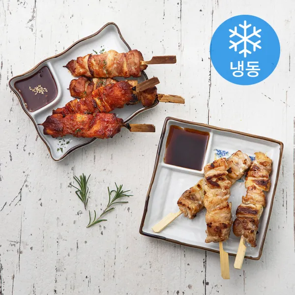 모듬 닭꼬치 (냉동), 350g, 1개
