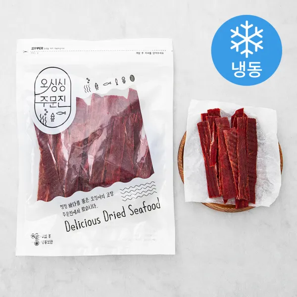 오싱싱주문진 오징어로 만든 오육포 (냉동), 220g, 1개