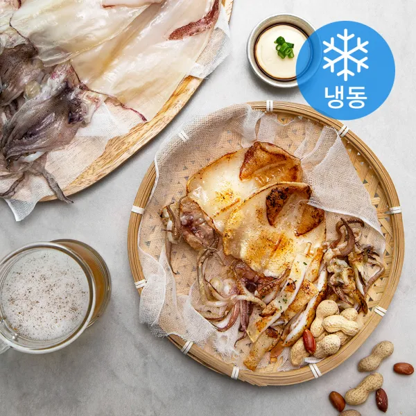 구룡포 건조 반건 한치 (냉동), 500g, 1개