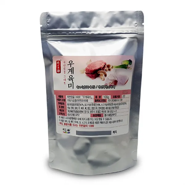 뫼달해 우계육미 육류맛, 100g, 1개