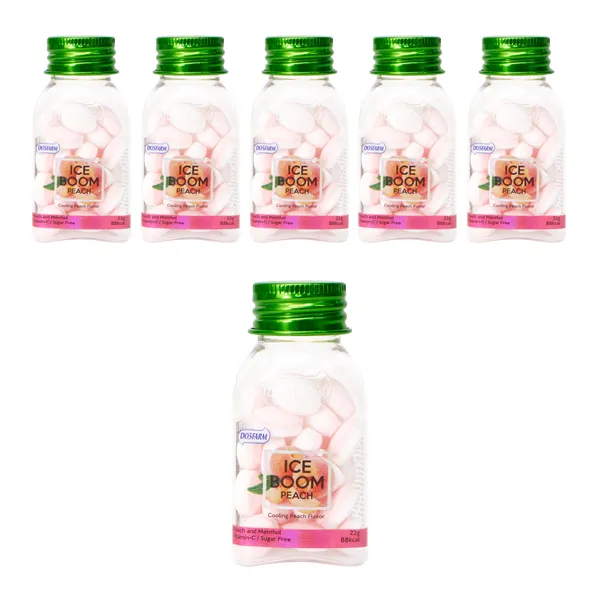 아이스붐 복숭아향 캔디 22g 6개