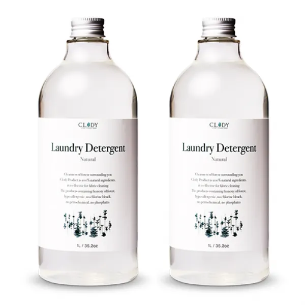 크로디 네츄럴 액상세제 본품, 1L, 2개