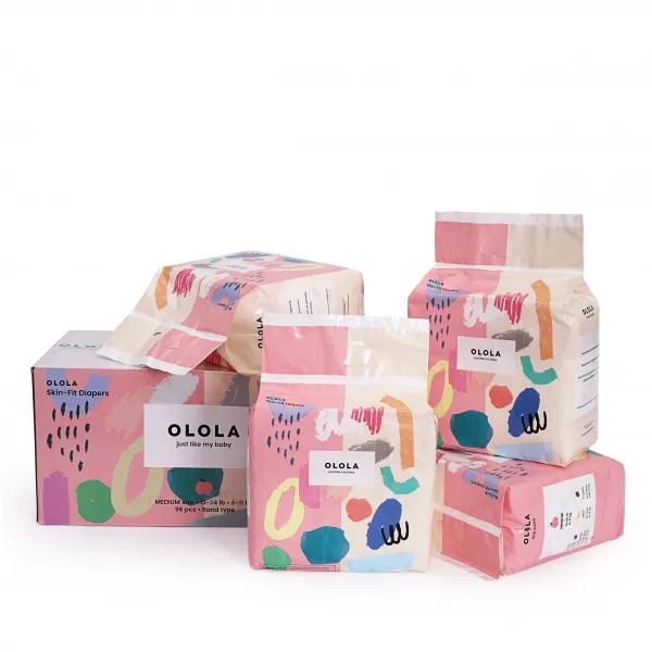 OLOLA 스킨핏 밴드형 기저귀 MEDIUM(6~11kg), 96매