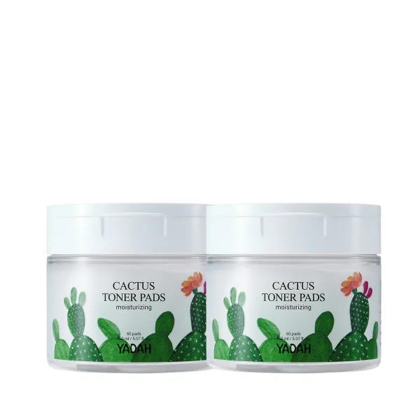 야다 선인장 토너패드 60p 150ml 2개