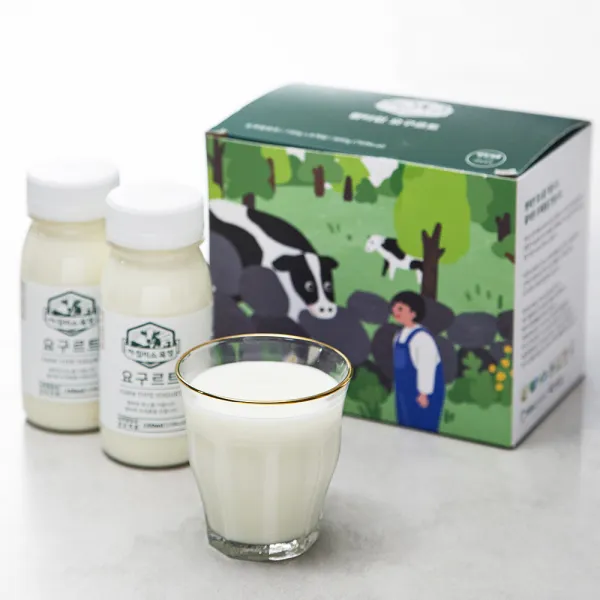 제주 아침미소 목장 팜타입 요구르트, 150ml, 6개입