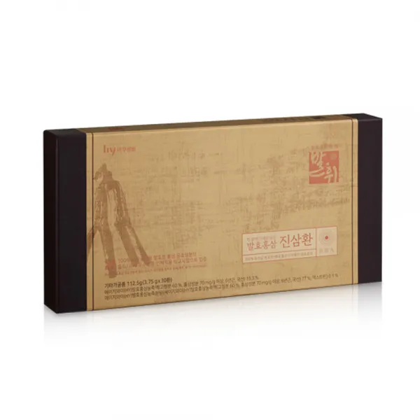 한국야쿠르트 발휘 발효홍삼 진삼환, 3.75g, 30개