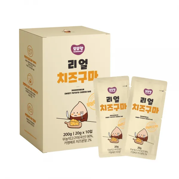 또또맘 리얼치즈구마, 20g, 10개