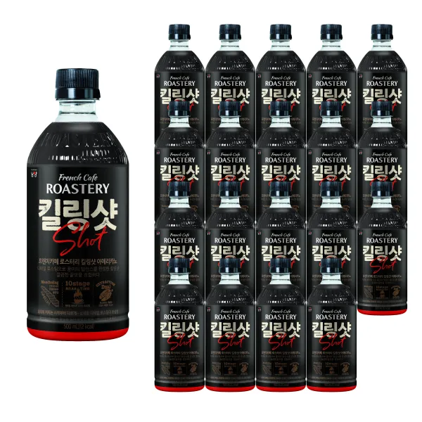 남양유업 프렌치카페 로스터리 킬링샷 아메리카노, 500ml, 20개