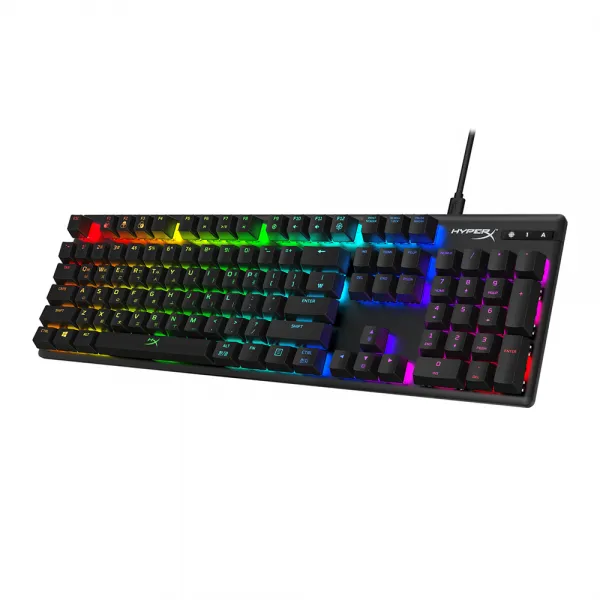 하이퍼엑스 Alloy Origins RGB 기계식 게이밍 키보드 적축, HX-KB6RDX-KO, 혼합색상