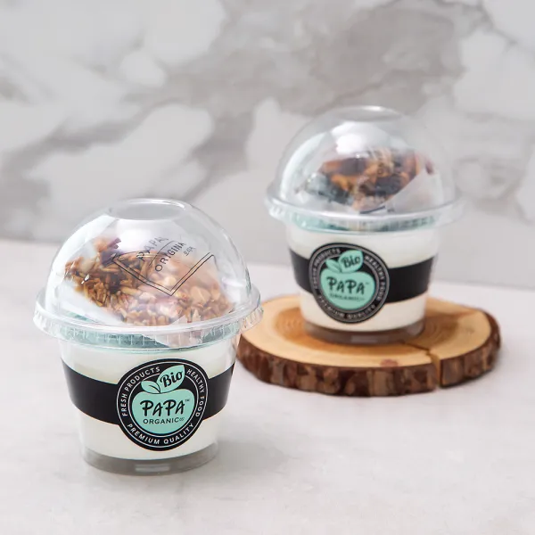 파파오가닉 참좋은 유기농 목초 그릭요거트 가당 + 오리지널 그래놀라, 115g, 2개