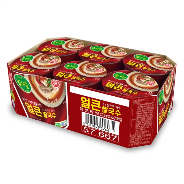 오뚜기 컵누들 얼큰쌀국수 37.8g 6개