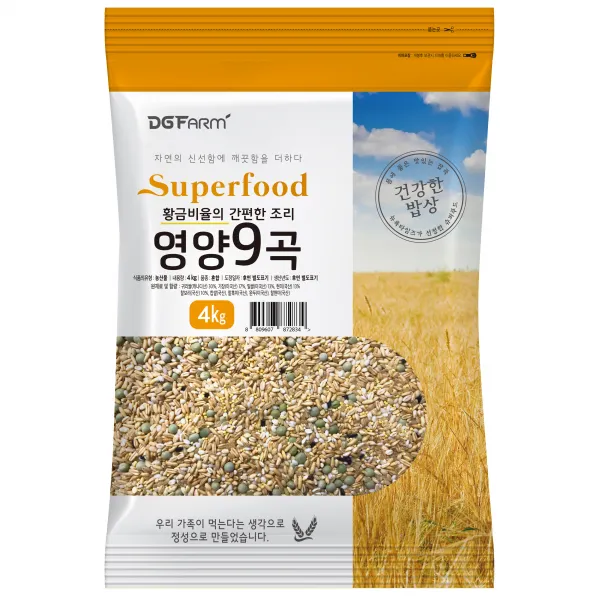 대구농산 황금비율의 간편한 조리 영양 9곡, 4kg, 1개
