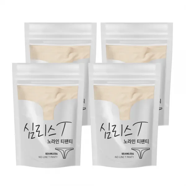 마른파이브 여성 심리스 노라인 티팬티 4p