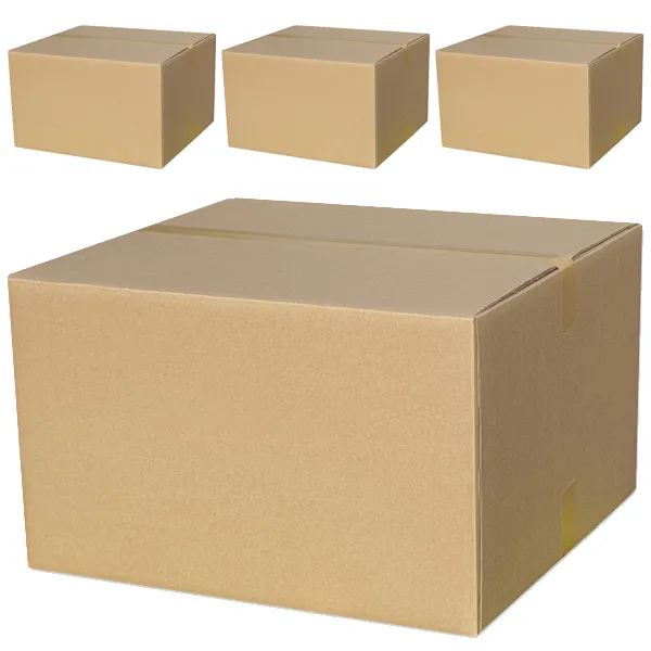바론포장 이사박스 610 x 570 x 370 mm, 단일 색상, 4개