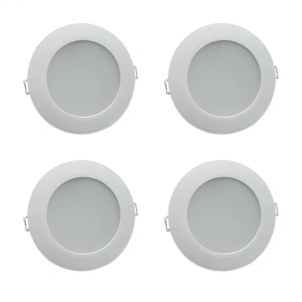 시그마 LED 슬림 다운라이트 10W 10~11cm, 전구색, 4개
