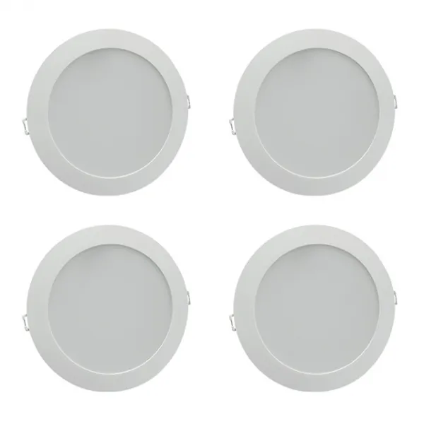 시그마 LED 슬림 다운라이트 20W 15.5~16.5cm, 주광색, 4개