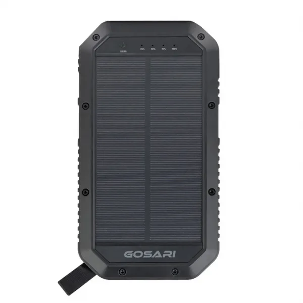 고사리 솔라 LED 램프 태양열 4대 동시 무선 충전 대용량 보조배터리 20000mAh MT20000QS, 혼합 색상, 1개
