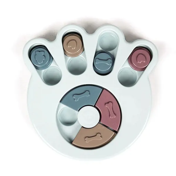 리스펫 강아지 노즈워크 지능개발 장난감 퍼즐 발바닥 23 x 23 cm, 블루, 1개