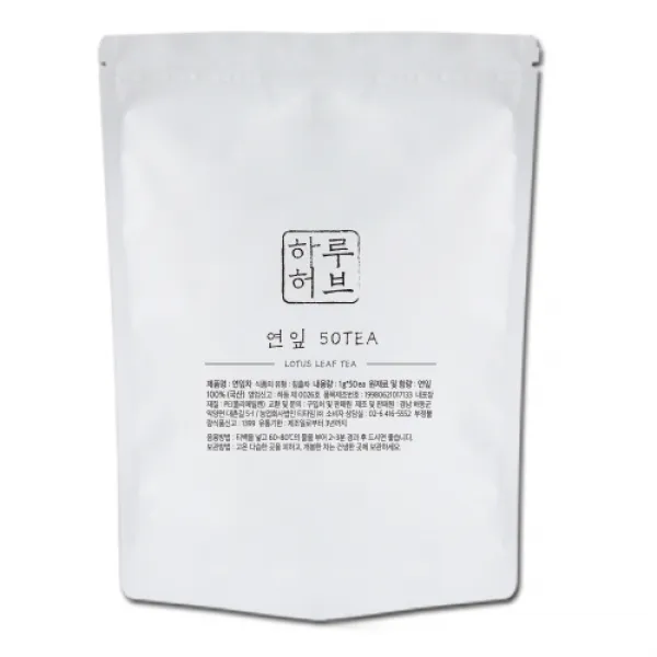 하루허브 연잎차 대용량, 1g, 50개