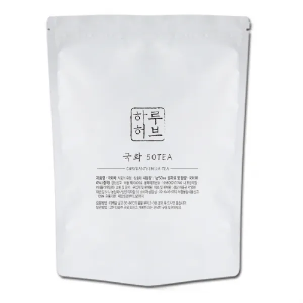 하루허브 국화차 대용량, 1g, 50개