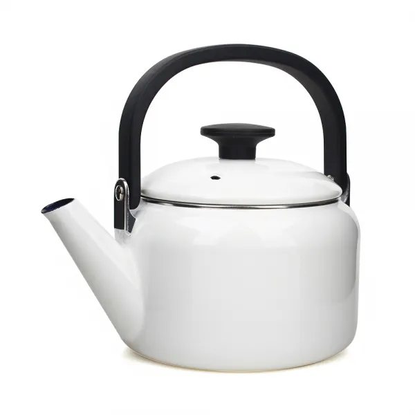 하코야 IH 법랑 주전자, 화이트, 2L