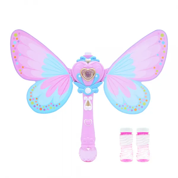 비앤씨 나비 비누방울 봉 + 버블용액 100ml x 2p, 혼합색상