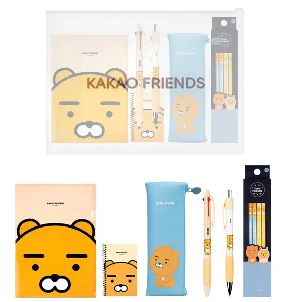 카카오프렌즈 실속만점 문구세트, 라이언, 1개