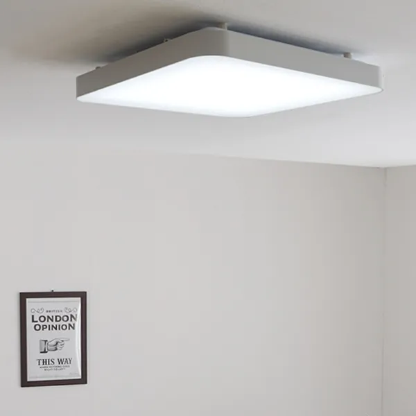 LIGHTING EVER LED 심플 방등 50W, 화이트