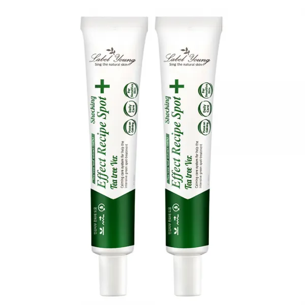 라벨영 쇼킹효과레시피 티트리 스팟, 30ml, 2개