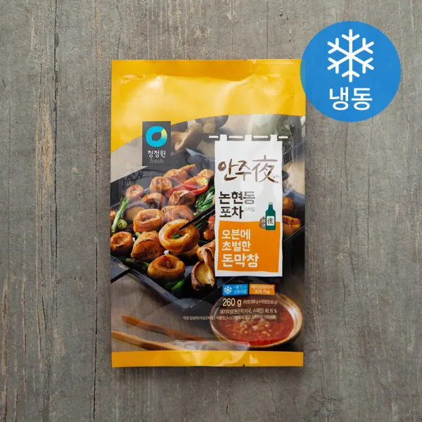 청정원 안주야 오븐에 초벌한 돈막창 (냉동), 260g, 1팩