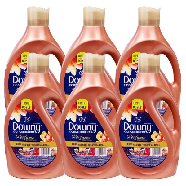 다우니 2배 고농축 섬유유연제 어도러블 본품, 2.8L, 6개