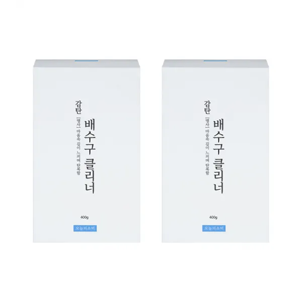 오늘의소비 감탄 배수구 클리너 400g 2개