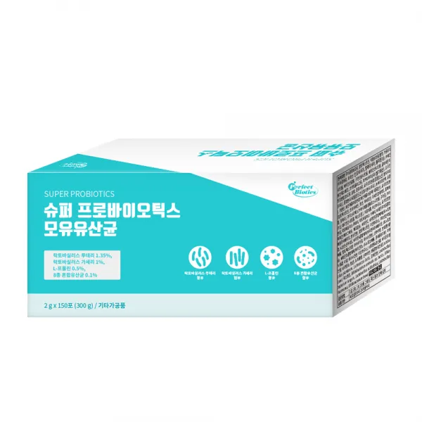 퍼펙트바이오틱스 슈퍼 프로바이오틱스 모유 유산균 2g 150개