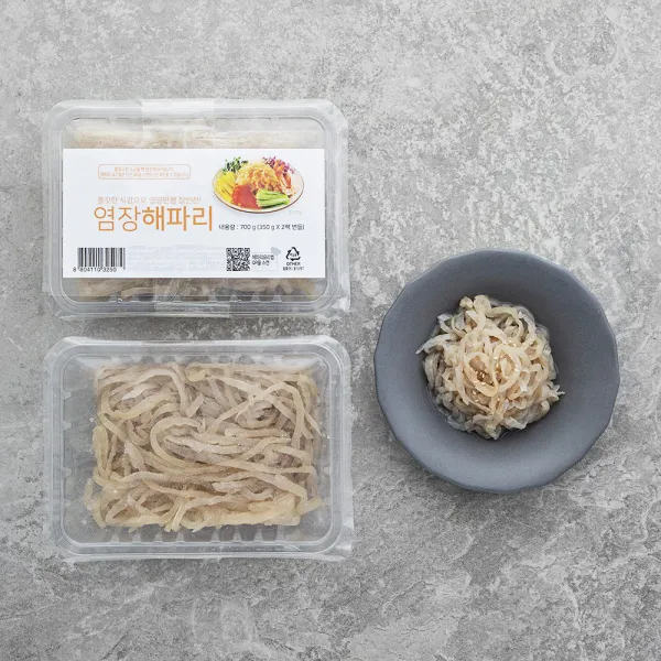 염장 해파리, 350g, 2개