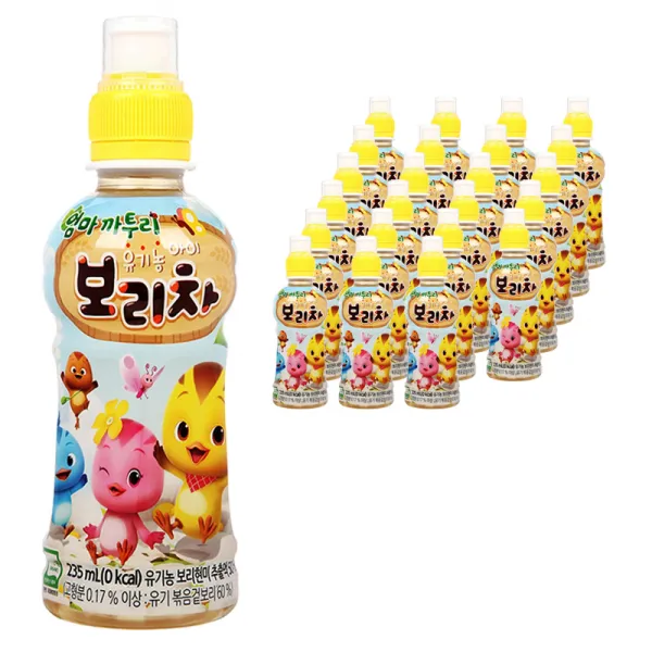 일화 엄마까투리 유기농 아이보리차 235ml, 24개