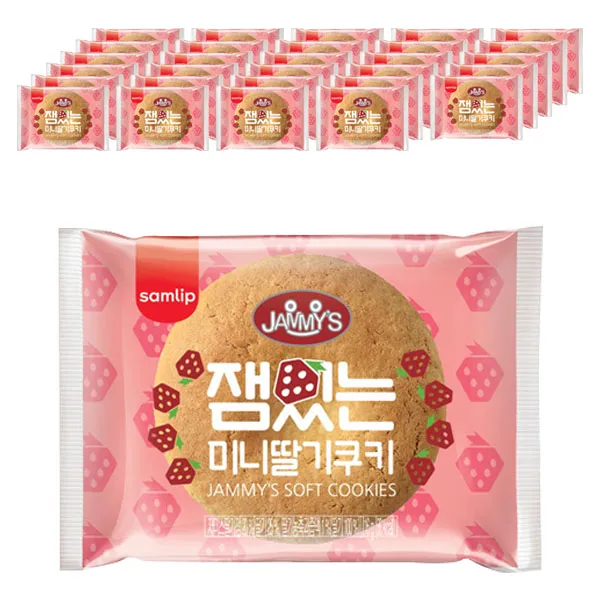 삼립 잼있는 미니딸기쿠키, 16g, 30개