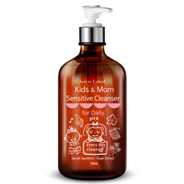 코리인제이아일랜드 키즈 앤 맘 센스티브 클렌저 키즈청결제, 500ml, 1개