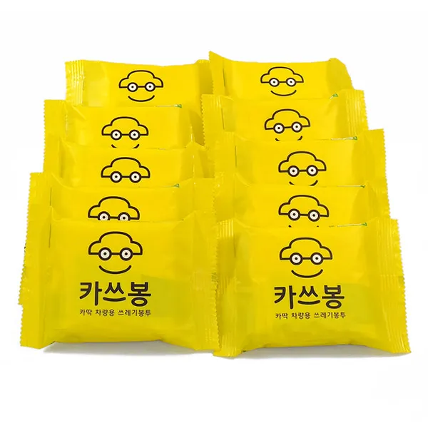 차딱 카쓰봉 차량용 쓰레기봉투 3p, 10개