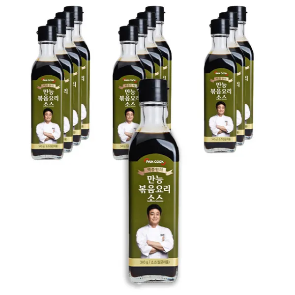 백쿡 백종원의 만능볶음요리소스, 340g, 12개