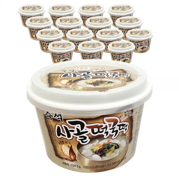 송학식품 즉석 사골떡국떡, 154.5g, 16개