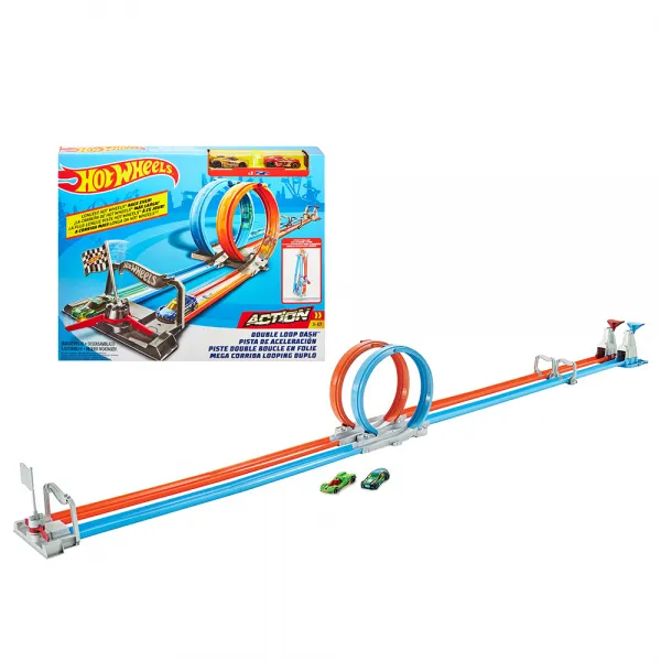 핫휠 스피드웨이 배틀 레이싱 트랙 세트 혼합색상