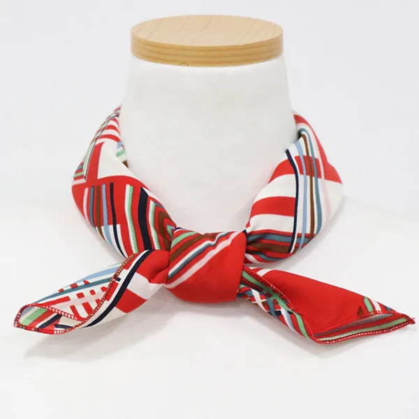 롸잇나우 쁘띠 체크데이 스카프