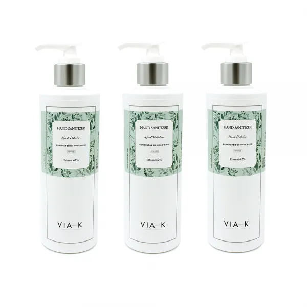 비아케이 네이스처 에탄올 핸드 클리너겔, 300ml, 3개