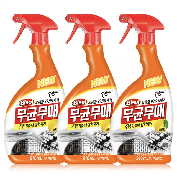 무균무때 주방용 910ml 3개